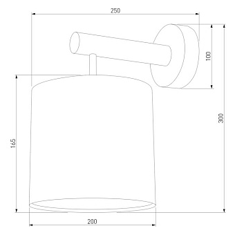 Бра TK Lighting Deva 4108 60Вт E27