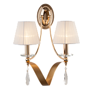 Бра Eurosvet Adelia 60063/2 золото 40Вт E14