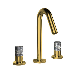Смеситель для раковины Bongio Aqua 40501ORPO золото