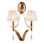 Бра Eurosvet Adelia 60063/2 золото 40Вт E14