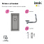 Мойка кухонная IDDIS Edifice EDI21G0i77 21х44см графитовый