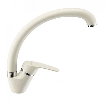 Смеситель для кухни Акватон Нимо 1AX002FCXX240 поворотный излив белый