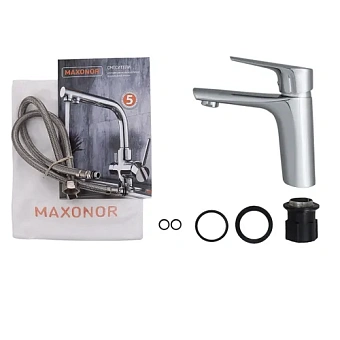Смеситель для раковины Maxonor MN1073 хром