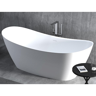 Ванна каменная SALINI NOEMI 101811G S-Sense глянцевая 185х76,5см отдельностоящая