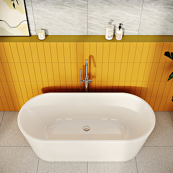 Ванна акриловая VITRA Geo 65380006000 180х80см отдельностоящая
