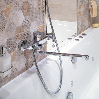 Смеситель для ванны WASSERKRAFT Dinkel 5802L хром