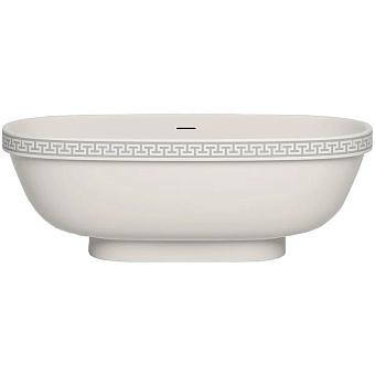 Ванна каменная SALINI GRECA 103021MRF S-Stone матовая 180х80см отдельностоящая