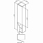 Пенал подвесной AM-PM Like M80CHL0356WG 30х35х175см белый