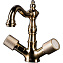 Смеситель для раковины Boheme Royal Cristal 292-Royal/CRST золотой