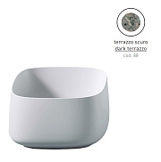 Раковина накладная ArtCeram Cognac COL006 88 00 43х43см