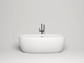 Ванна каменная SALINI LUCE 100121M S-Stone матовая 170х85см отдельностоящая