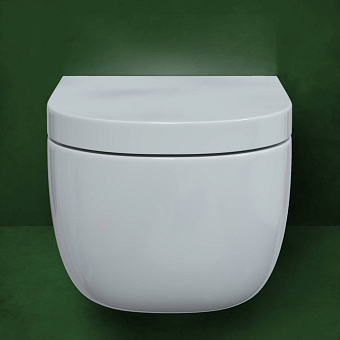 Унитаз подвесной BERGES EGO XL 082124 безободковый с микролифтом