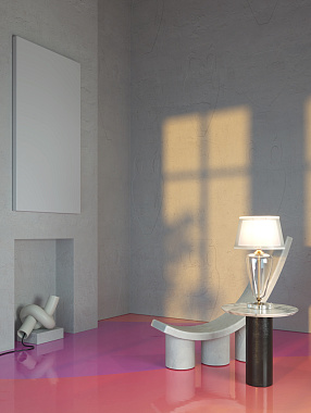 Настольная лампа Maytoni Verre Z005TL-01BS 40Вт E27