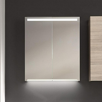 Шкаф зеркальный GEBERIT Option 500.205.00.1 15х75х70см с подсветкой