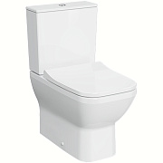 Унитаз напольный VITRA Integra Square 9833B003-7205 безободковый с микролифтом
