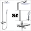Душевая система D&K BayernPotsdam DA2183716G15 хром