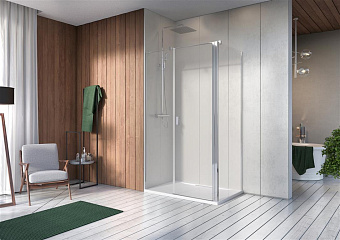 Угловое ограждение RADAWAY Nes S2 90 200х90см стекло прозрачное