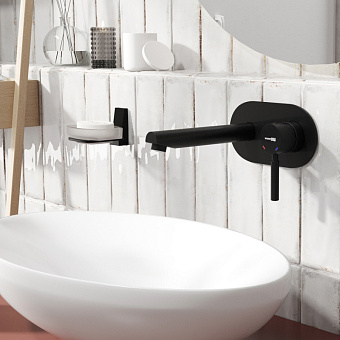 Смеситель для раковины WASSERKRAFT Gollach 3300 3330 чёрный