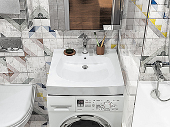 Раковина над стиральной машиной Santek Пилот 1WH301971 60х60см