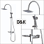 Душевая система D&K Rhein.Lessing DA1323701C05 хром