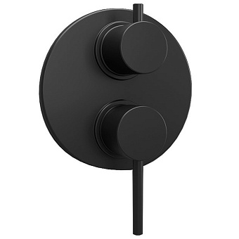 Смеситель для ванны Paini Cox 78PZ6911 чёрный брашированный