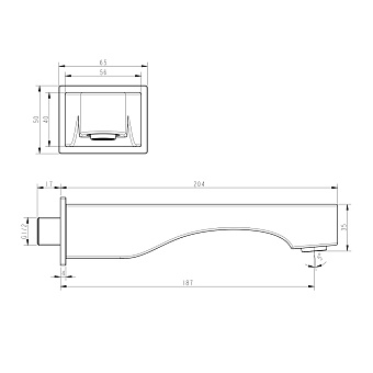 Излив LEMARK LM7281BL