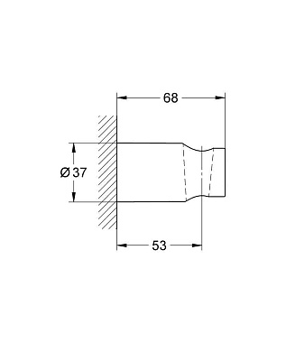Держатель для душа GROHE 27594000 хром
