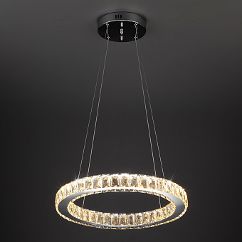 Светильник подвесной Eurosvet Grasia 90023/1 хром 18Вт LED