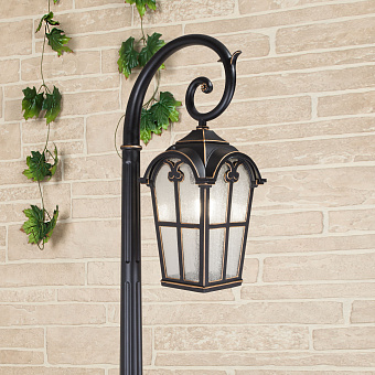 Светильник ландшафтный Elektrostandard Mira a047187 GL 1001F 60Вт IP33 E27 чёрное золото