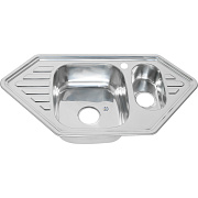 Мойка кухонная MELANA 9550 222 C t (*7) 95х50см хром