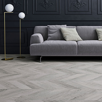 Ламинат FAUS Master Light Grey Chevron S180086 1184х293,4х8мм 33 класс 2,08кв.м