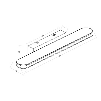 Подсветка для зеркал Maytoni Epic MIR009WL-L16CH4K 16Вт LED