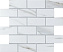 Керамическая мозаика Bonaparte Brick Calacatta Gold Brick Calacatta Gold 28,7х29,2см 1,68кв.м.