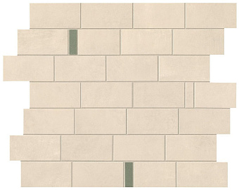 Керамическая мозаика Atlas Concord Италия Boost Pro 9BMI Ivory Minibrick Pro Olive 33,3х29,7см 0,594кв.м.
