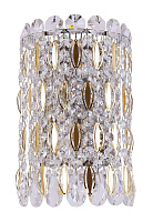 Бра CRYSTAL LUX LIRICA LIRICA AP2 CHROME/GOLD-TRANSPARENT 120Вт E14