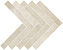 Керамическая мозаика Atlas Concord Италия Dwell A1C9 Off White Herringbone 36,2х41см 0,596кв.м.