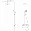 Душевая система LEMARK Bronx LM3772BL чёрный