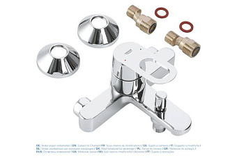 Смеситель для ванны GROHE BauLoop 23341000 хром