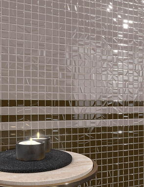 Керамическая мозаика KERAMA MARAZZI Темари 20052 дымчаты тёмный 29,8х29,8см 1,066кв.м.
