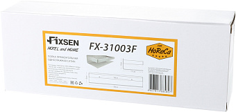 Полка в ванную прямоугольная FIXSEN Hotel FX-31003F 1-ярусная 11х30см хром