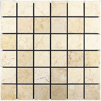 Мозаика Mir Mosaic Adriatica 7M021-48P бежевый мрамор 30,5х30,5см 0,93кв.м.