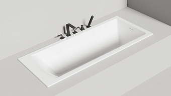 Ванна каменная SALINI CASCATA 104513G 180х80см встраиваемая