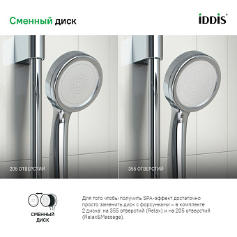 Ручной душ IDDIS SpaHome SPA1F00i18 хром