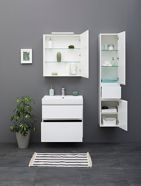 Тумба с раковиной AQUANET Бруклин 212597 43,6х70,5х66,2см