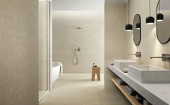 Настенная плитка FAP CERAMICHE Bloom fOXH Print Beige 160х80см 1,28кв.м. матовая