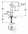 Смеситель для раковины GROHE Essence New 32901A01 серый