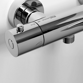 Смеситель для ванны WASSERKRAFT Berkel 4800 4811 Thermo хром