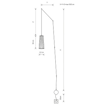 Светильник подвесной Nowodvorski Dover 9264 35Вт GU10