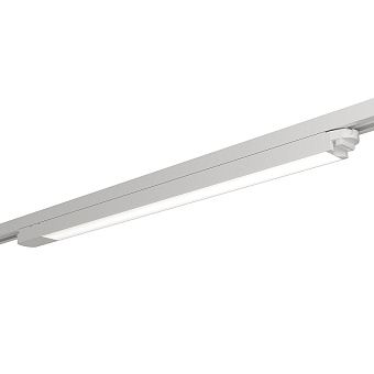 Трековый светильник Maytoni Basis TR000-1-24W4K-W 24Вт LED белый для однофазного трека