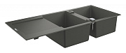 Мойка кухонная GROHE K500 31647AT0 116х50см серый